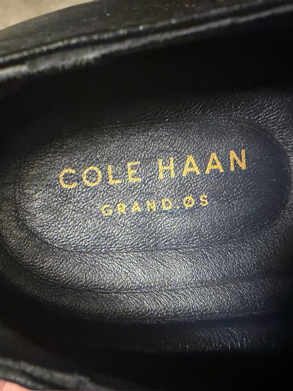 Cole Haan Grand Oxfords. Size 11 1/2 Medium. Black Leather. Near New Condition.